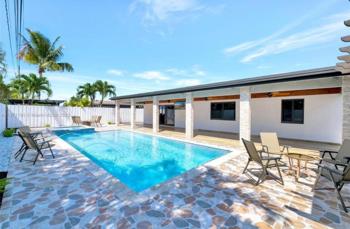 Heated Pool Hot Tub Miami Villa Eksteriør bilde