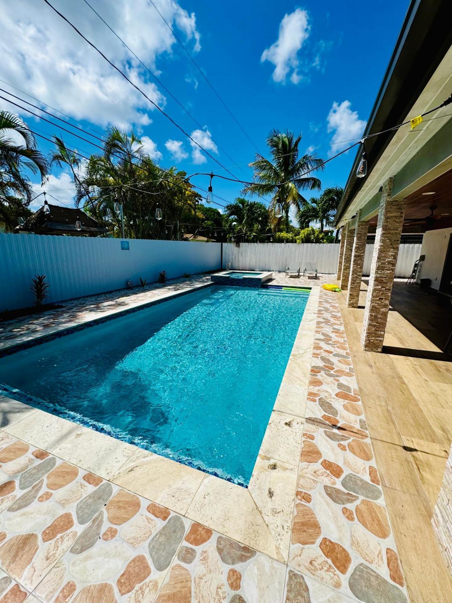 Heated Pool Hot Tub Miami Villa Eksteriør bilde