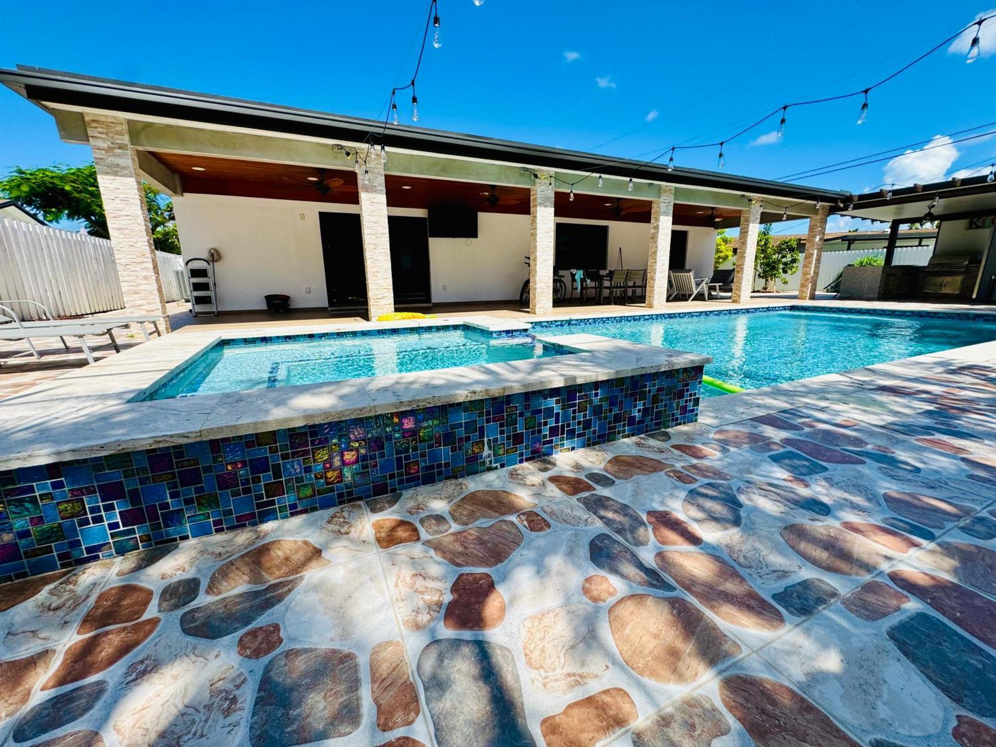Heated Pool Hot Tub Miami Villa Eksteriør bilde